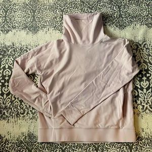 Wide-neck light lilac lululemon turtleneck